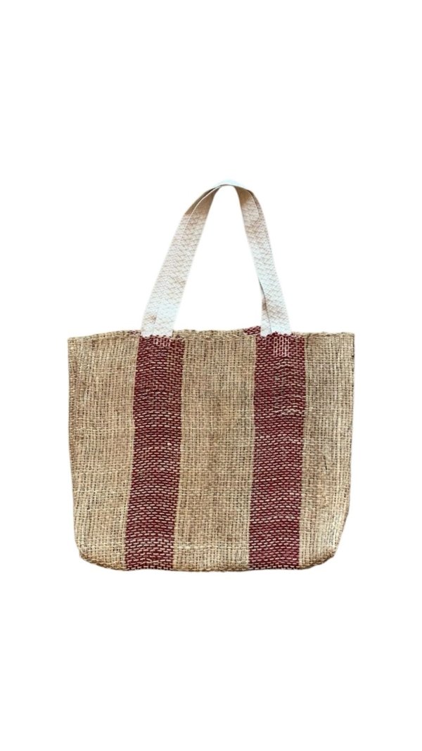 Bolsa morral crema con guindo