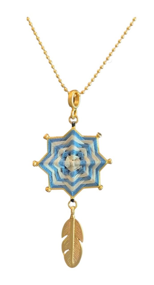 Colgante “Onda celeste”