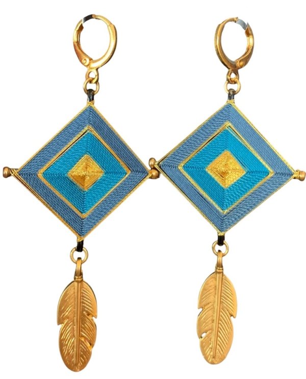 Aretes “Sol de Agua”