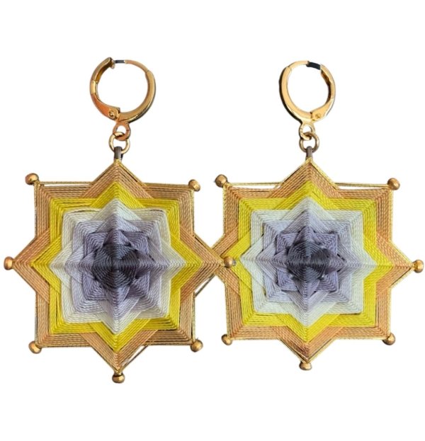 Aretes “Flor del alba”