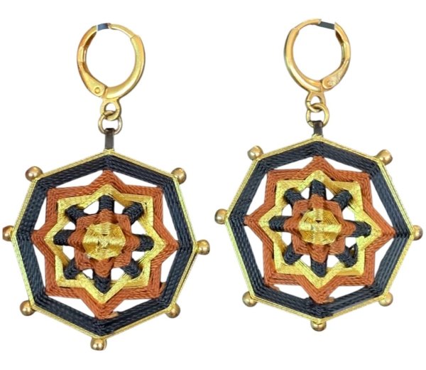 Aretes “Fuego ancestral”