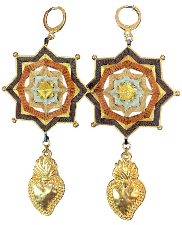 Aretes “Corazón de luz”