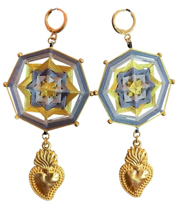 Aretes “Corazón de luz”