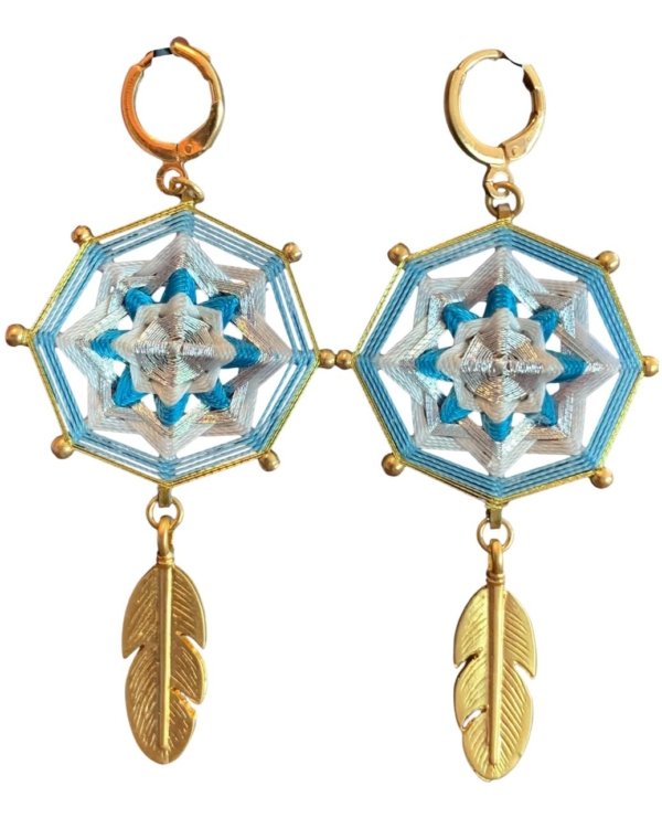 Aretes “Aliento del viento”