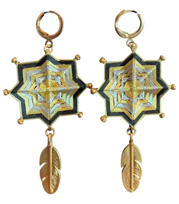 Aretes “Sol y sombra”
