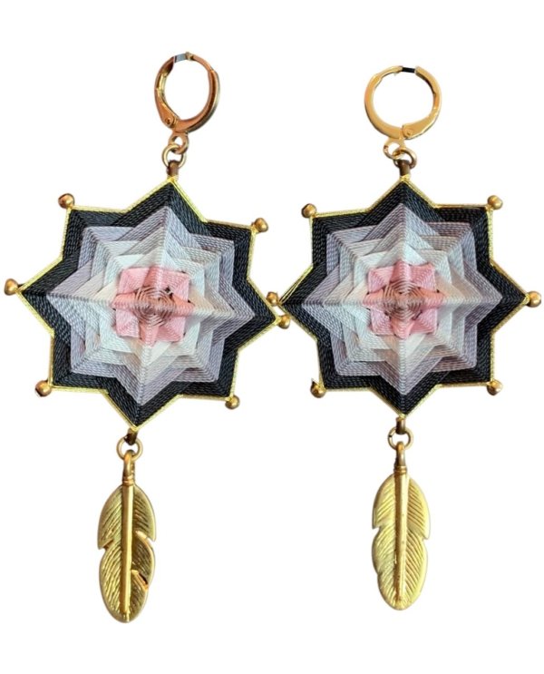 Aretes “Flor nocturna”