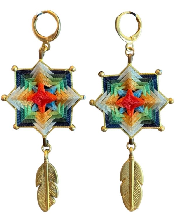 Aretes “Fuego del Sol”
