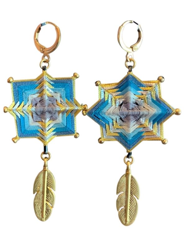 Aretes “Brisa Azul”