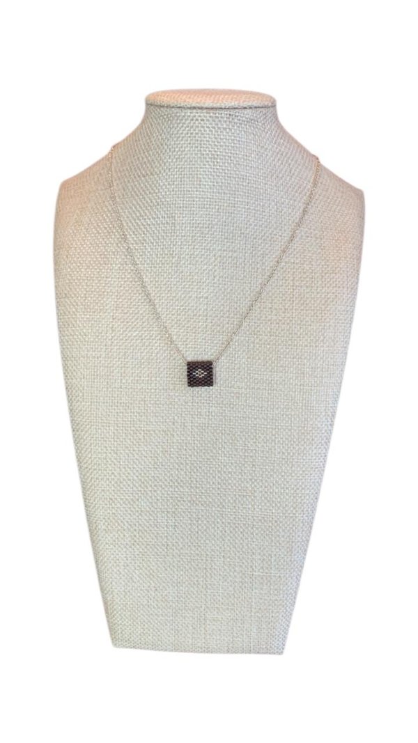 Collar diamante negro