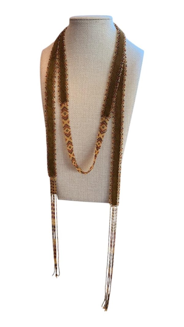 Collar largo fuego tierra