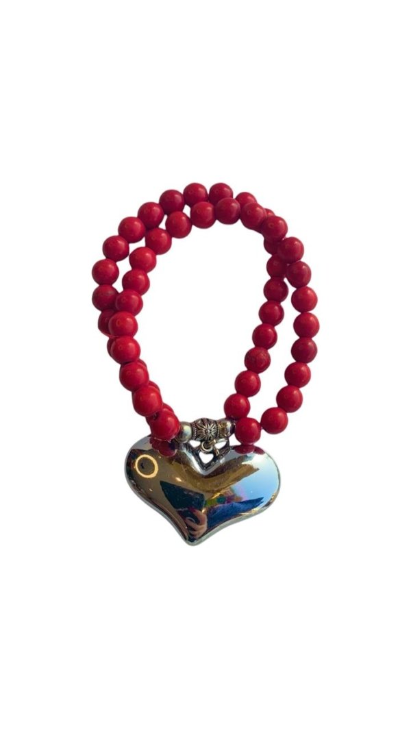 Pulsera “Corazón rojo”