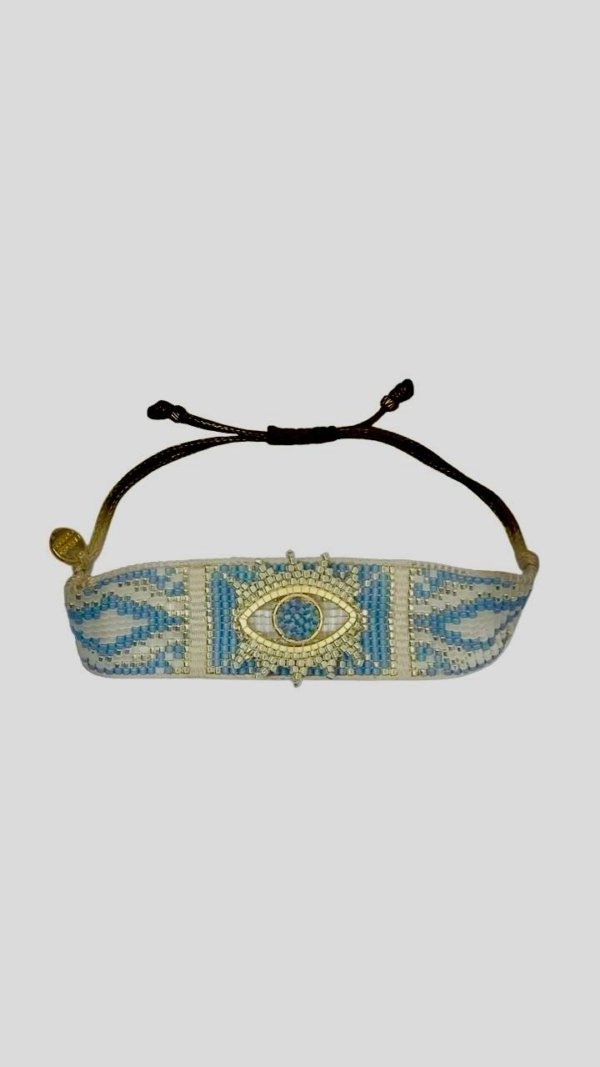 Brazalete ojo azul