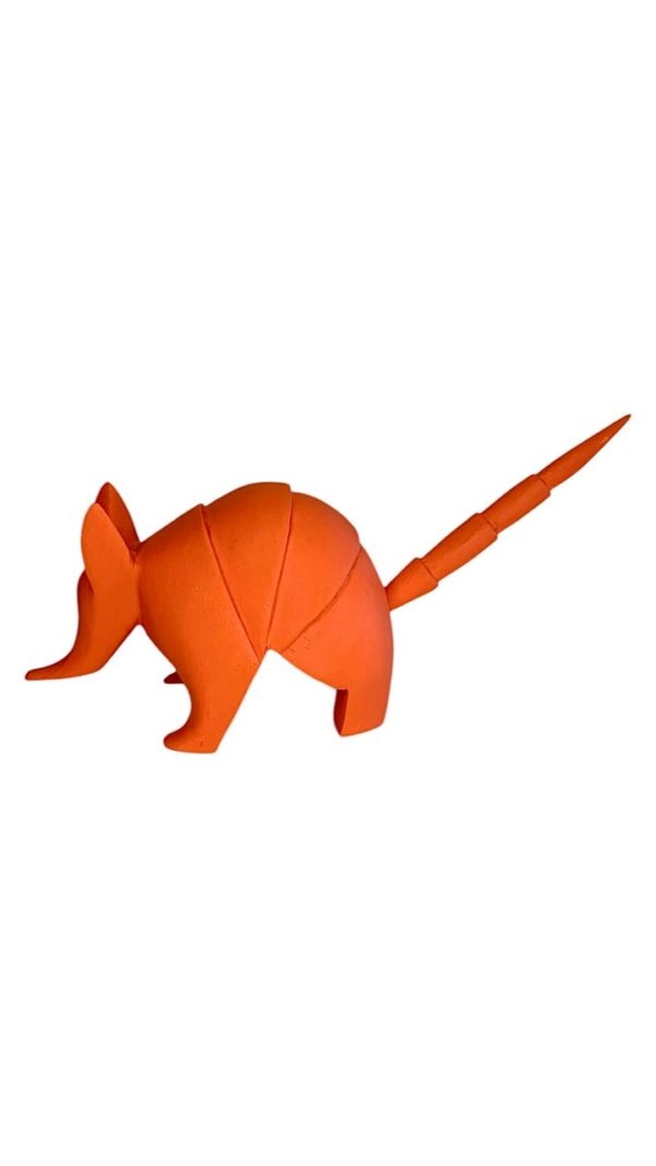Alebrije infantil para pintar de armadillo
