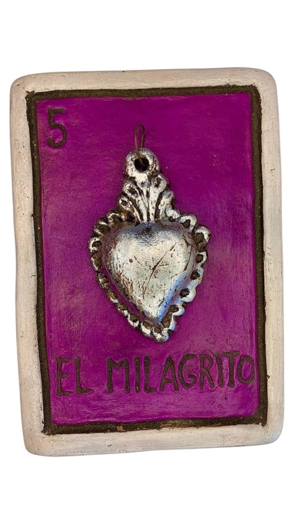 Carta tipo loteria "El milagrito"