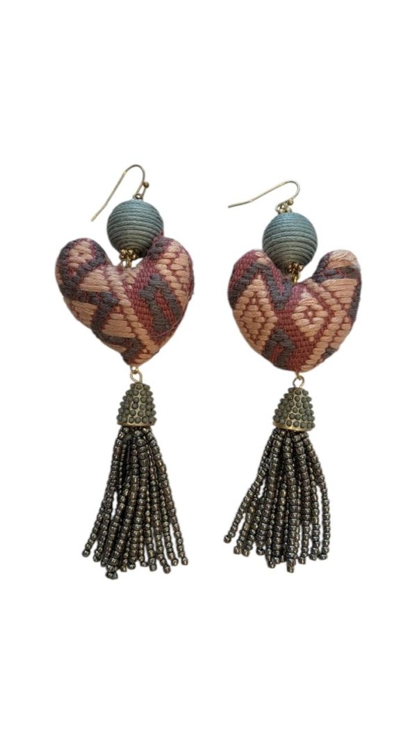 Aretes “Raíz y Fuego”