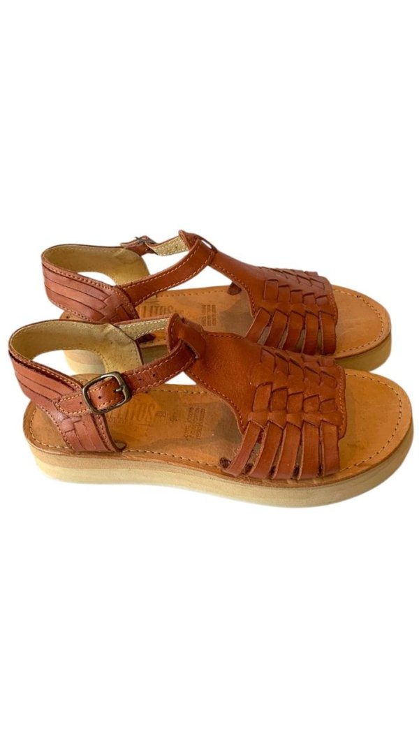 Sandalias artesanales de piel - Image 2