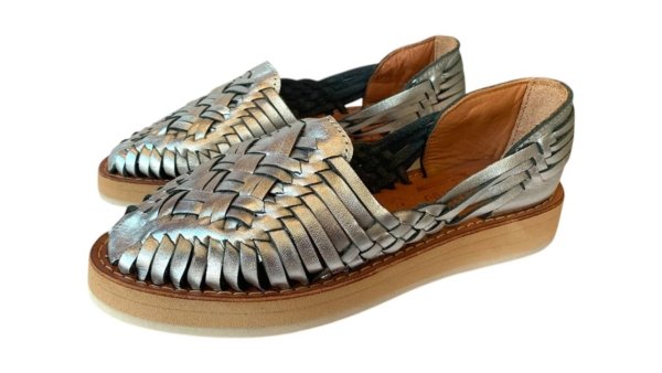 Huaraches plata metálico - Image 2