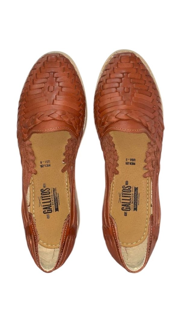 Huaraches clásicos caramelo - Image 2