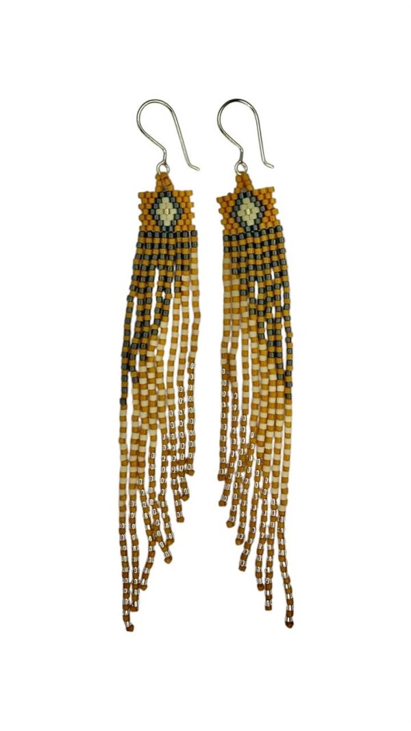 Aretes cascada tribal